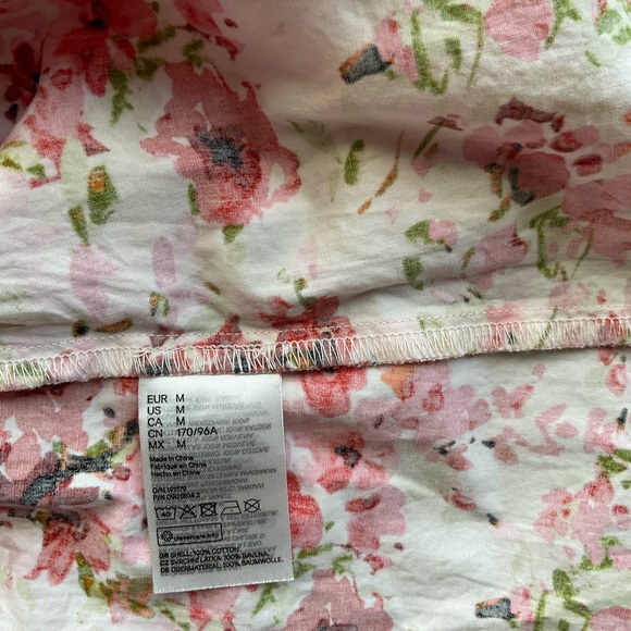 H&M Red and Pink Floral Midi Dress - Picture 5 of 7